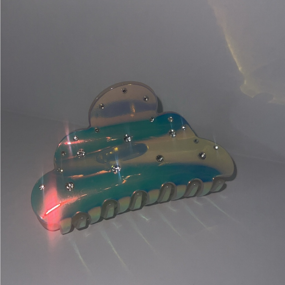 Iridescent Hair Claw Clip